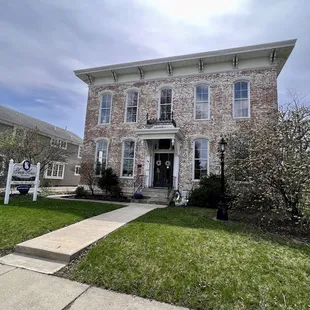 the front of the house