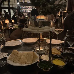 Caviar service was nice