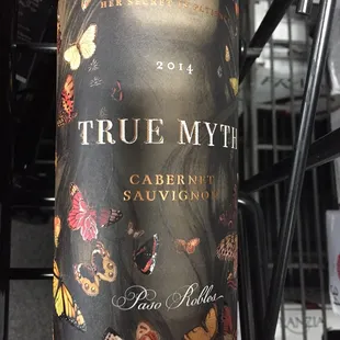 a bottle of true myth sauvignonne
