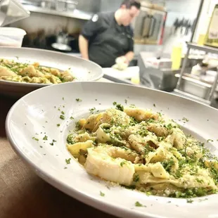 pasta dish, pasta, food