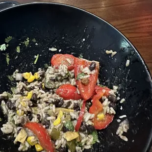 Huge pieces of red pepper in my bowl