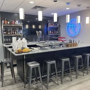 All set up.  Taco Bar for 40!