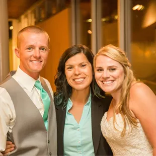 The lady who does it all! Thank you for making our day so perfect!