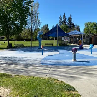 Splash pad (opens for the season next month)