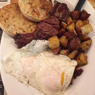 Delicious Steak and Eggs