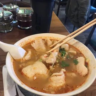 55. Tom Yum Noodle Seafood Soup