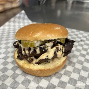 Spicy Chicken Shroom Sandwich