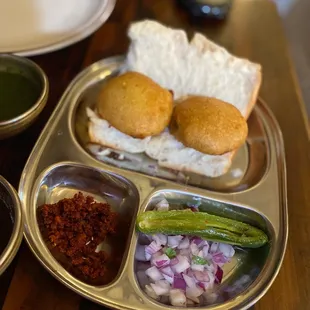 a variety of food items