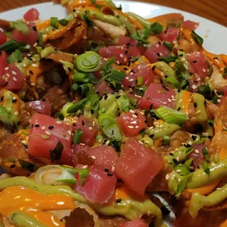 Ahi Poke Wontons