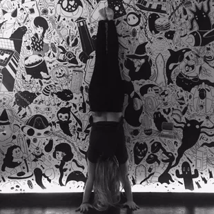 SWEAT will also help you with your handstand practice!  (picture not taken at sweat studio)