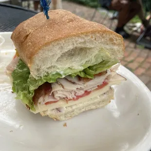 Turkey bacon sandwich