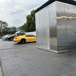 Parking off street. Also a couple up front.