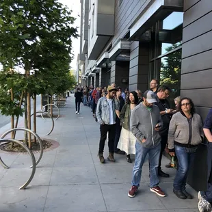 Line to get in