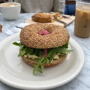 food, bagel, bagels