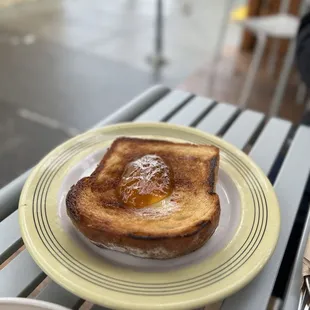 Toasted Grandma&apos;s Bread really tasty especially with the fruit preserves added as they make that in house