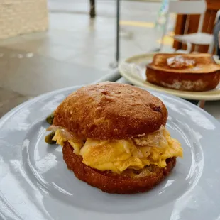Wonderful flavors in this scrumptious breakfast sandwich