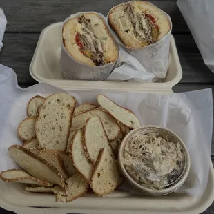 Pork Brisket Sandwiches