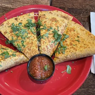 Quesadilla With Chicken And Black Beans