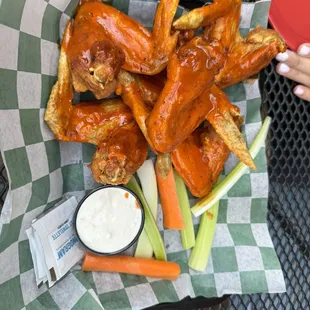 Buffalo wings!