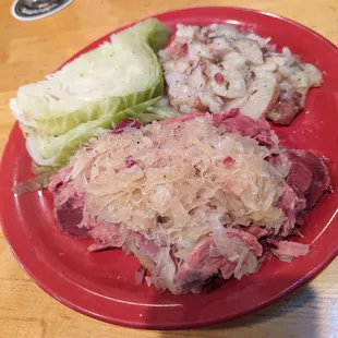 2024 St Pat day corned beef cabbage and German potato salad poor man special was the best!