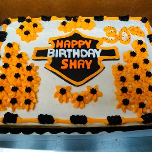 a happy birthday cake