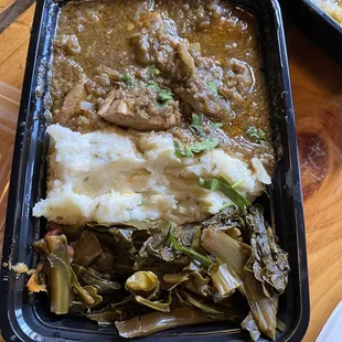 Lamb vindaloo, mango chicken and jerk chicken