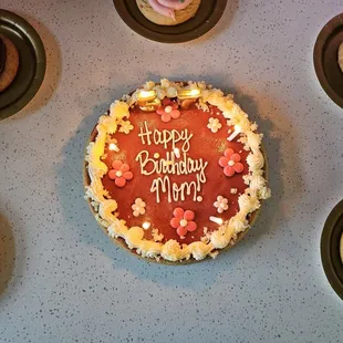 Strawberry White Chocolate Cookie Cake