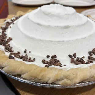 Chocolate cream pie!