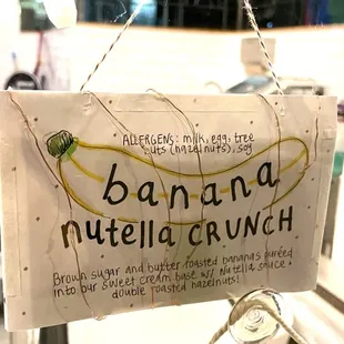 Banana Nutella Crunch