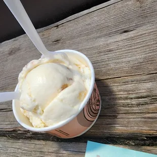 a scoop of ice cream