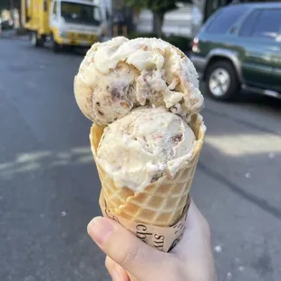 Banana Nutella Crunch Ice Cream