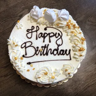 Black Sesame Ice Cream Cake