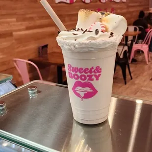 a cup of ice cream