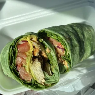 Chipotle chicken wrap