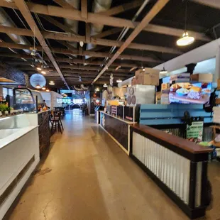 the inside of a store