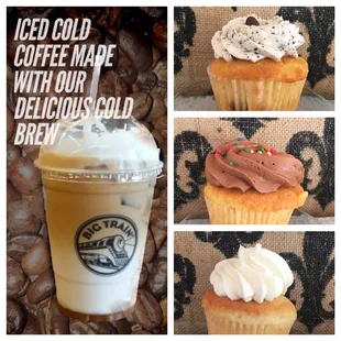 iced cold coffee made with our delicious cold brew