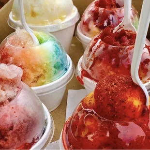 different flavors of ice cream