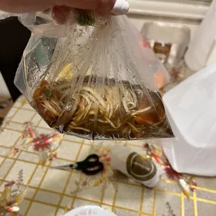 Lao style papaya salad