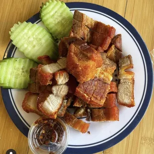 Fried pork belly