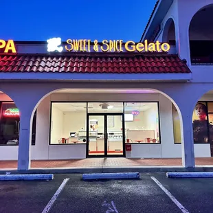 Our location in Independent Plaza