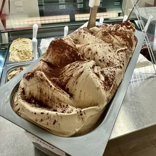 Tiramisu awaiting customers