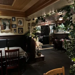 the interior of a restaurant