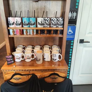 Cool cups and cute shirts: Donut talk to me until I have my coffee