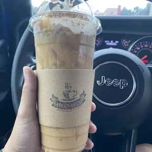 Coffee of the day: cinnamon praline oat latte