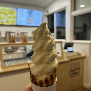Lilikoi with vanilla Ice cream