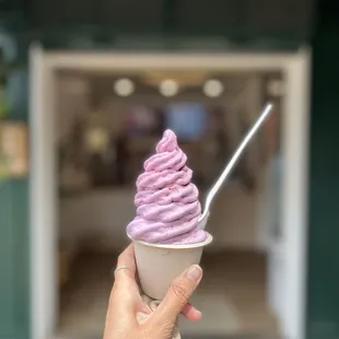 Kid&apos;s size mixed berry with vanilla.