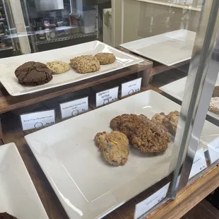 a variety of cookies