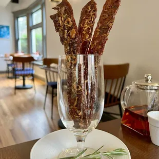 The house sweet bacon.  Spectacular.