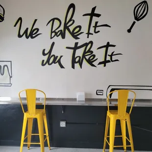 Inside the shop