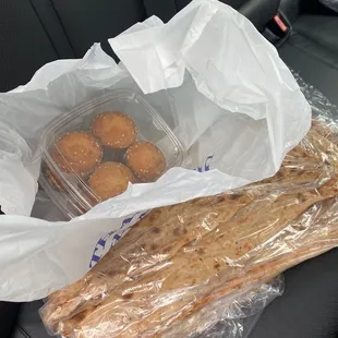 Sangak, barbari under, and cake yazdi